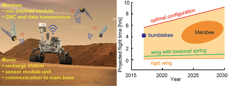 Bumblebees are great at flying on Earth, but not on Mars. Marsbees may be ready to buzz on the Red Planet in the early 2020s.